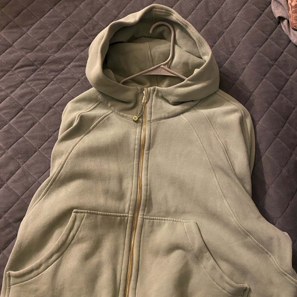 Lululemon Sage Green Zip-Up Jacket